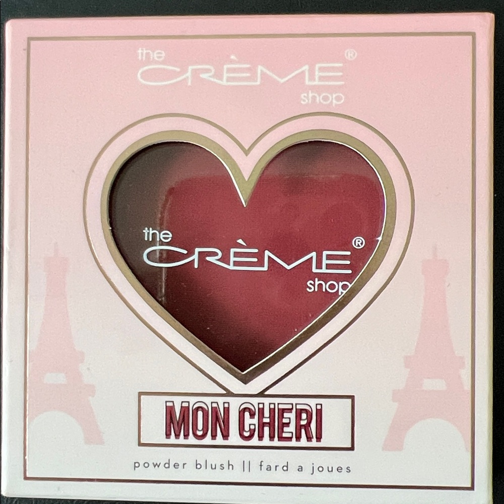 THE CREME SHOP MON CHERI DEEP PINK POWDER BLUSH & SILVER TONE
TWO SIDED MIRROR - Picture 2 of 9
